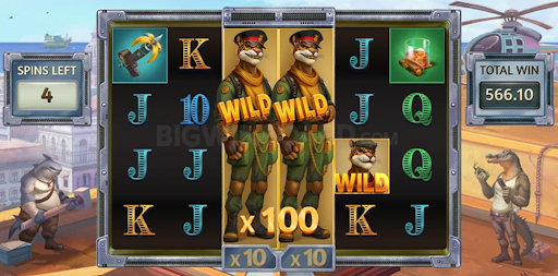 Multiplicateurs de gains explosifs roulant rapidement sur les rouleaux de slot